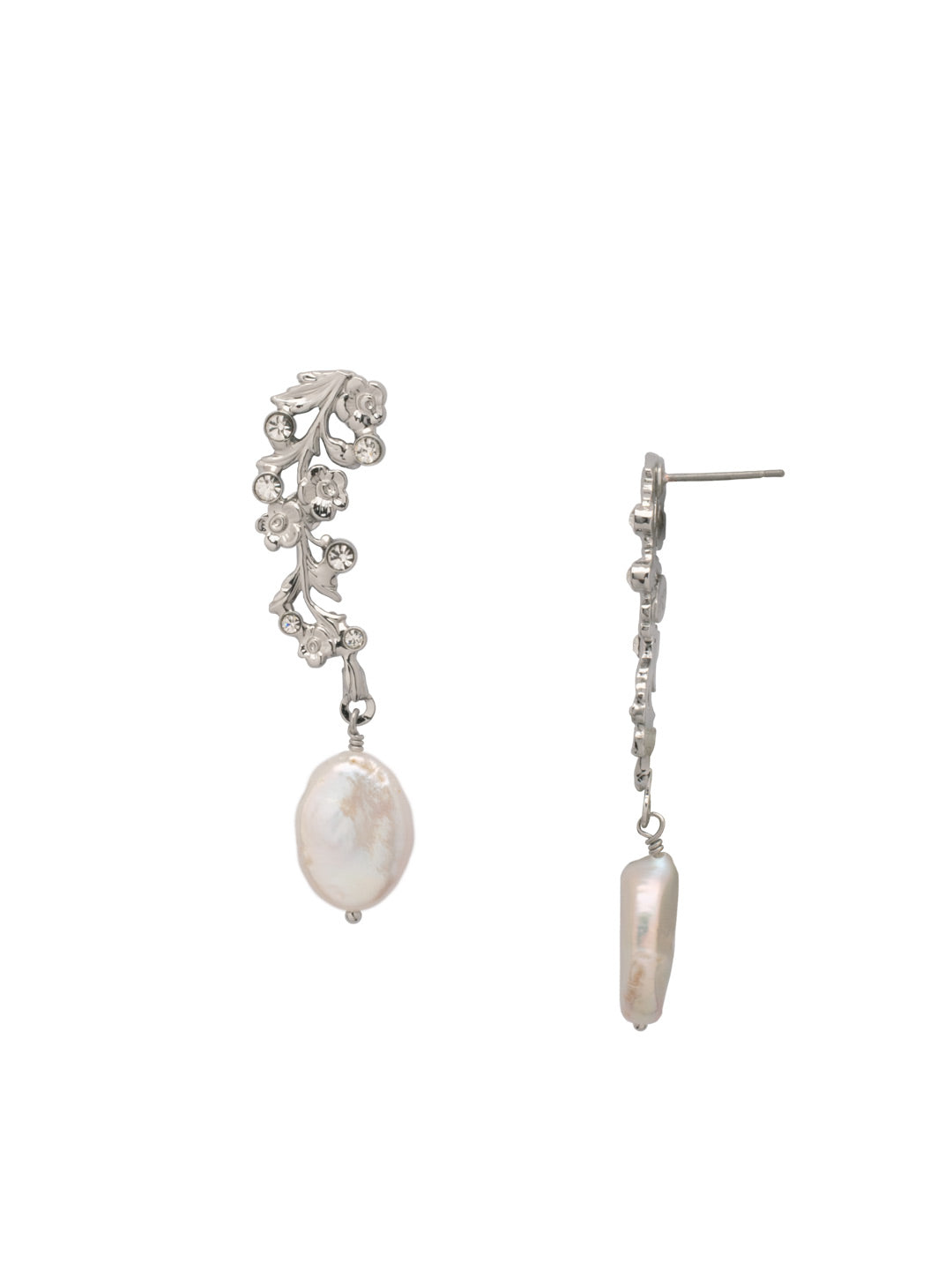 Sorrelli Modern Pearl Indigo Dangle Earrings
