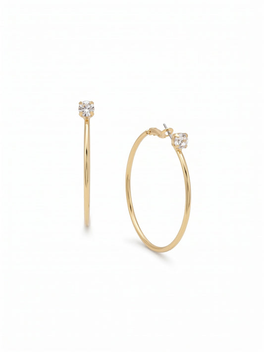 Sorrelli Crystal Mini Serafina Hoop Earrings