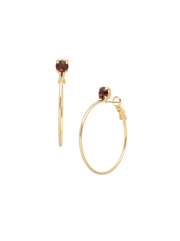 Sorrelli Maple Syrup Mini Serafina Hoop Earrings