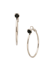 Sorrelli Evening Moon Mini Serafina Hoop Earrings