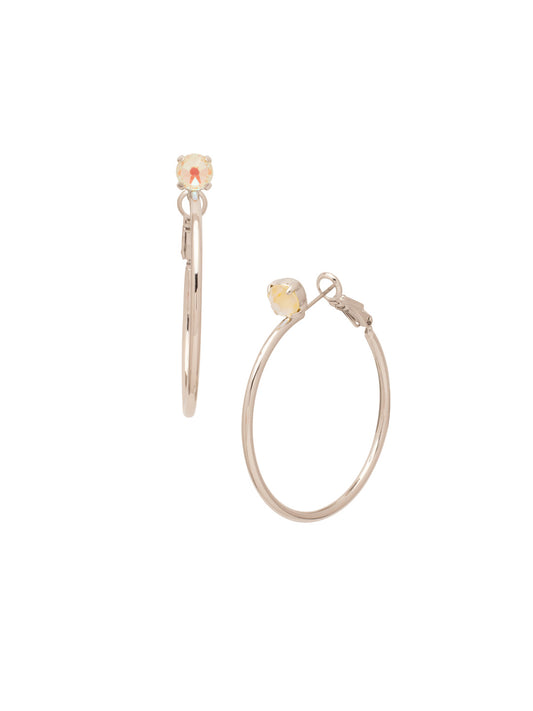 Sorrelli Light Topaz Delite Mini Serafina Hoop Earrings