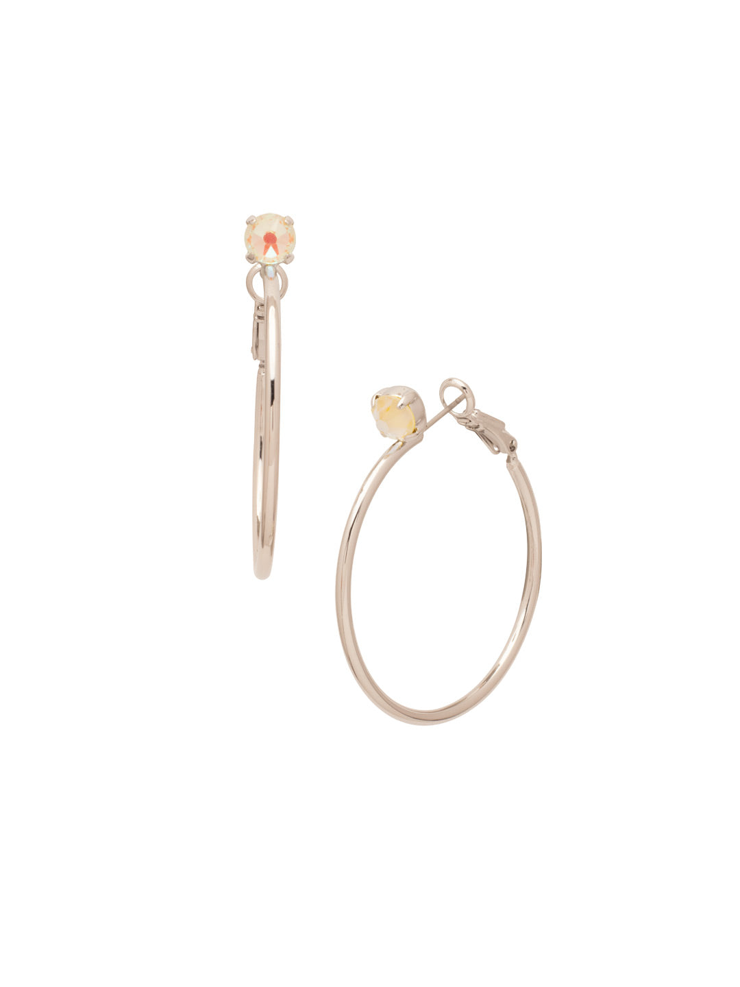 Sorrelli Light Topaz Delite Mini Serafina Hoop Earrings