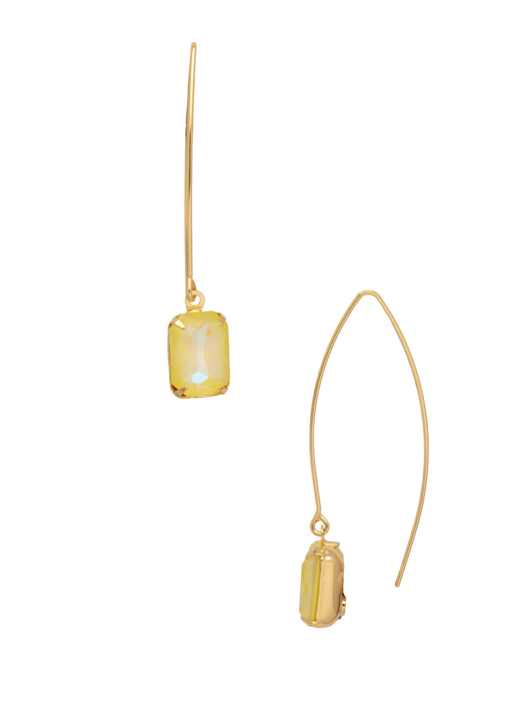 Sorrelli Light Topaz Delite Bobbi Threader Dangle Earrings