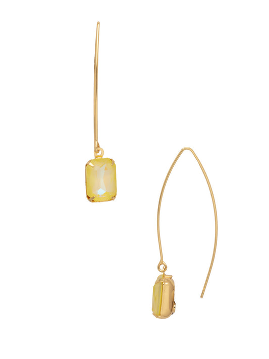 Sorrelli Light Topaz Delite Bobbi Threader Dangle Earrings