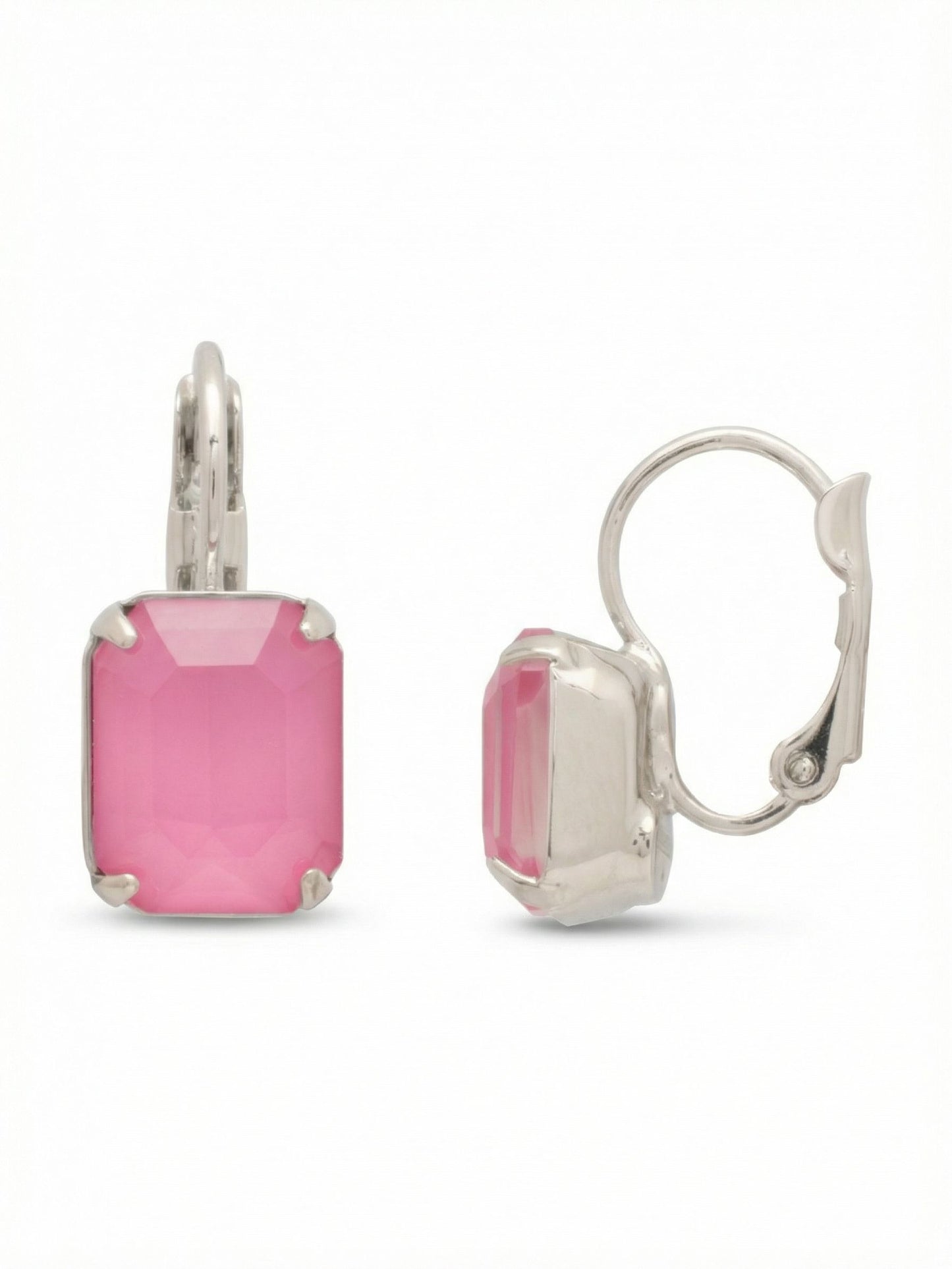 Sorrelli Peony Pink Lacquer Octavia Dangle Earrings