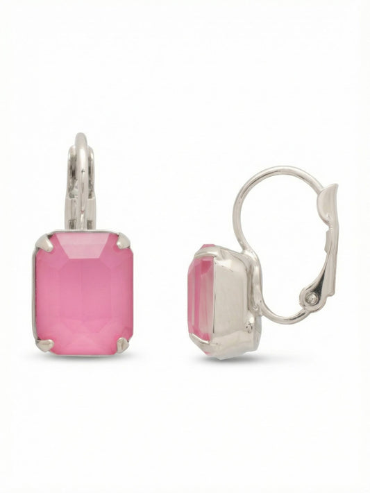 Sorrelli Peony Pink Lacquer Octavia Dangle Earrings