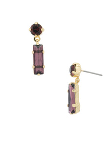 Sorrelli Merlot Bindi Studded Dangle Earrings