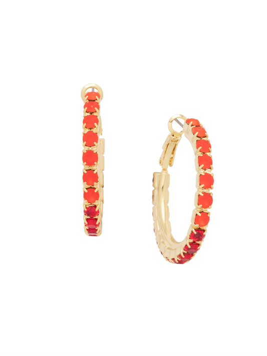 Sorrelli Fireside Amber Hoop Earrings