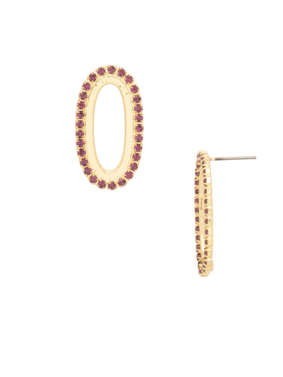 Sorrelli Merlot Tori Stud Earrings