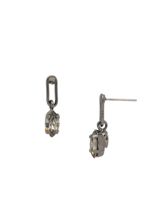 Sorrelli Black Diamond Clarissa Chain Link Dangle Earrings