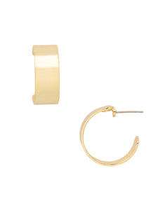 Sorrelli Bare Metallic Dani Hoop Earrings