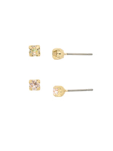 Sorrelli Golden Goddess June Set Stud Earrings