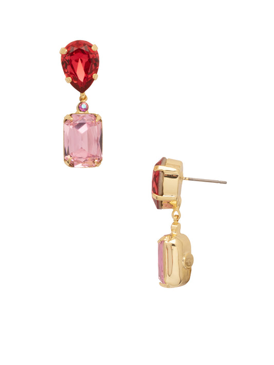 Sorrelli Big Flirt Emerald Pear Dangle Earrings