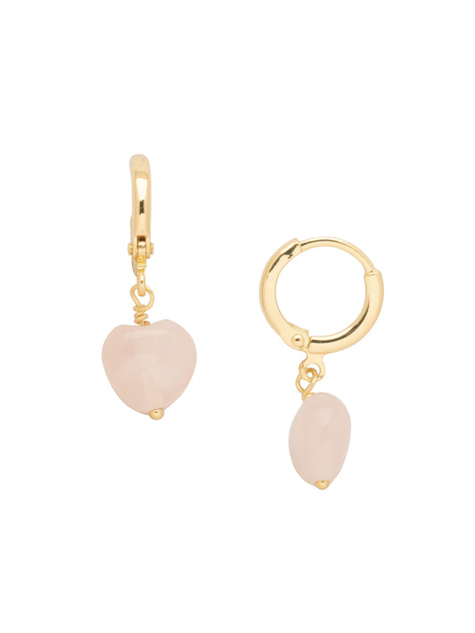 Sorrelli Big Flirt Heart Huggie Hoop Earrings