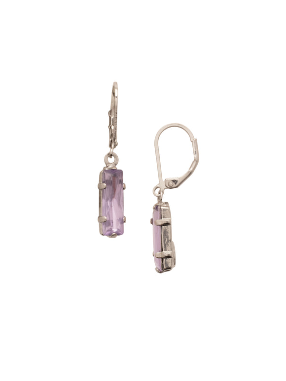 Sorrelli Lilac Champagne Bindi Dangle Earrings