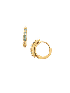 Sorrelli Confetti Crystal Huggie Hoop Earrings