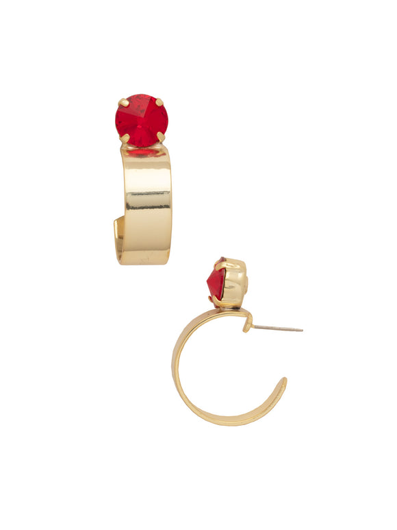 Sorrelli Red Carpet Dani Studded Hoop Earrings