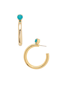 Sorrelli Confetti Keeley Studded Hoop Earrings