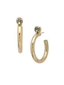 Sorrelli Evening Moon Keeley Studded Hoop Earrings