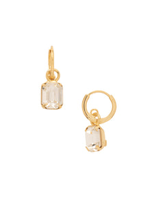 Sorrelli Crystal Octavia Huggie Hoop Earrings