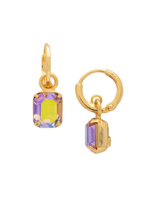 Sorrelli Light Colorado Aurora Borealis Octavia Huggie Hoop Earrings