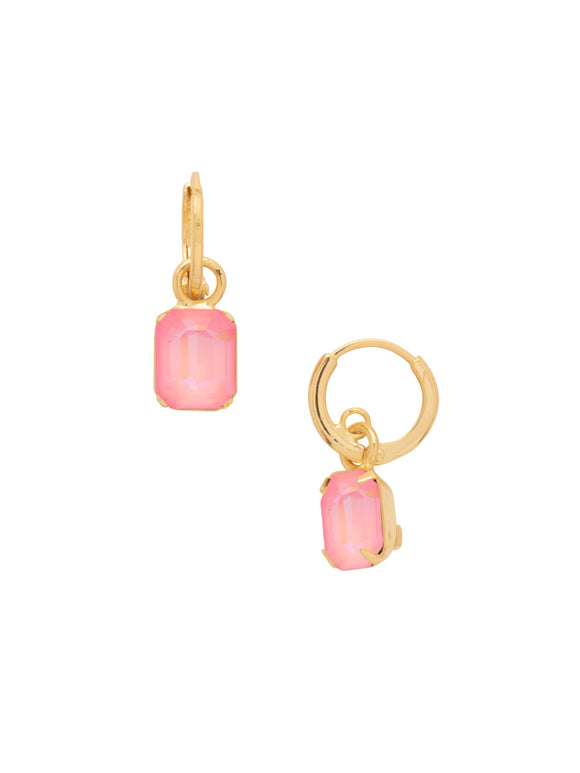 Sorrelli Light Rose Delite Octavia Huggie Hoop Earrings