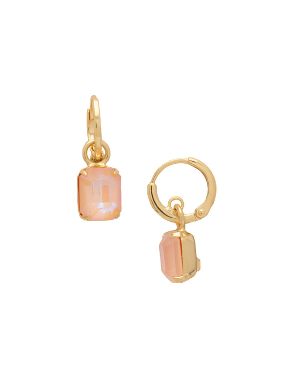 Sorrelli Peach Delite Octavia Huggie Hoop Earrings