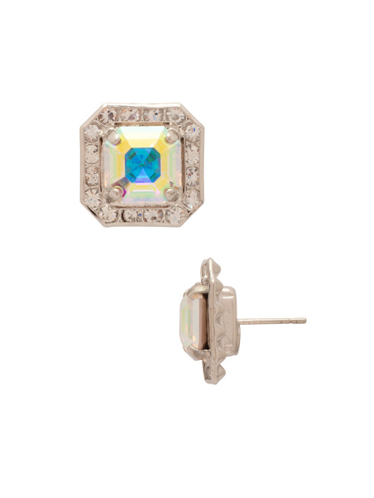 Sorrelli Crystal Aurora Borealis Autumn Stud Earrings