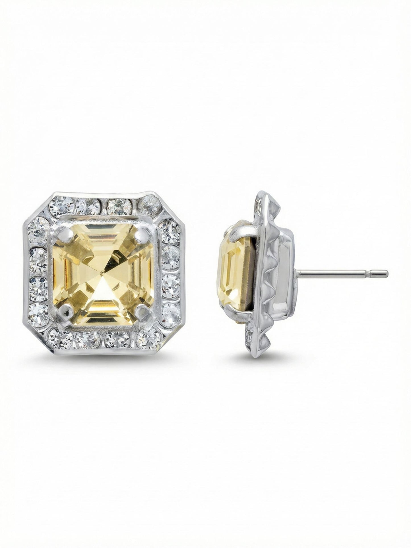 Sorrelli Lemon Zest Autumn Stud Earrings