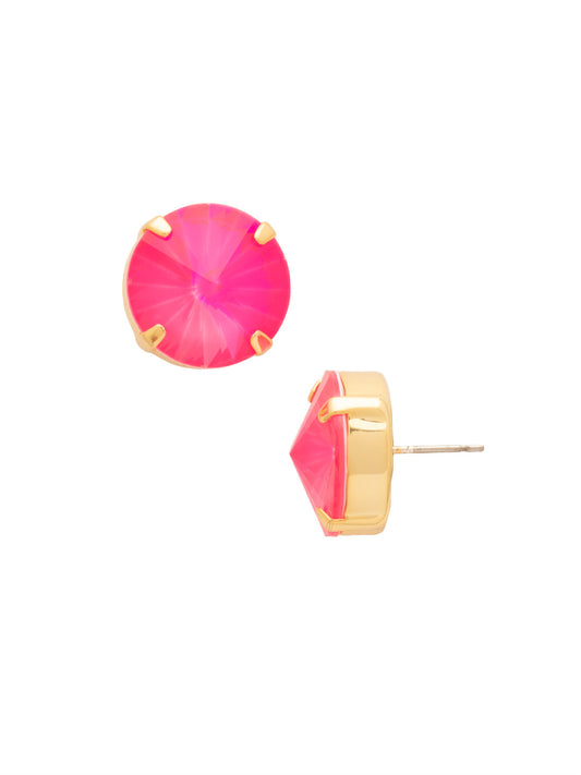 Sorrelli Electric Pink Kelly Stud Earrings
