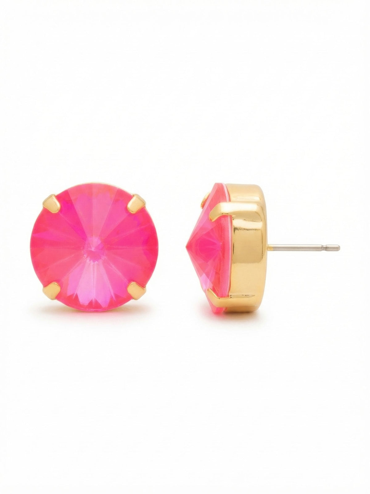 Sorrelli Electric Pink Kelly Stud Earrings