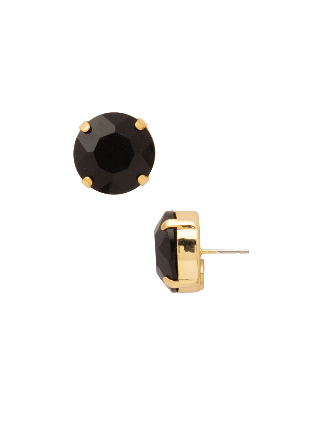 Sorrelli Jet Kelly Stud Earrings