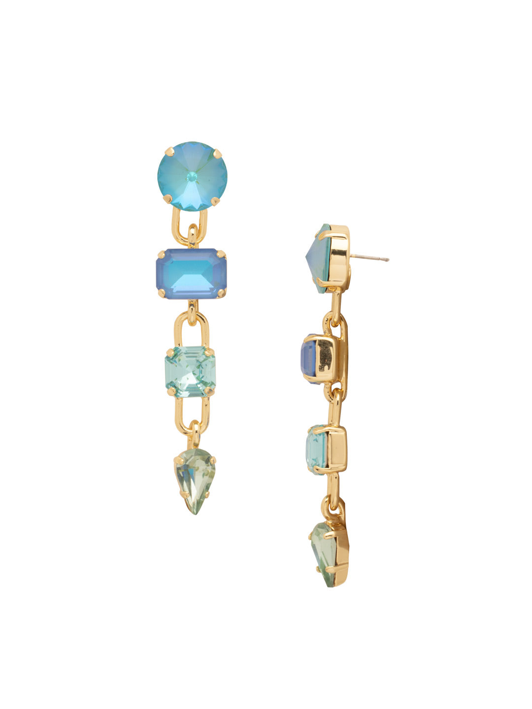 Sorrelli Ocean Kelly Statement Dangle Earrings