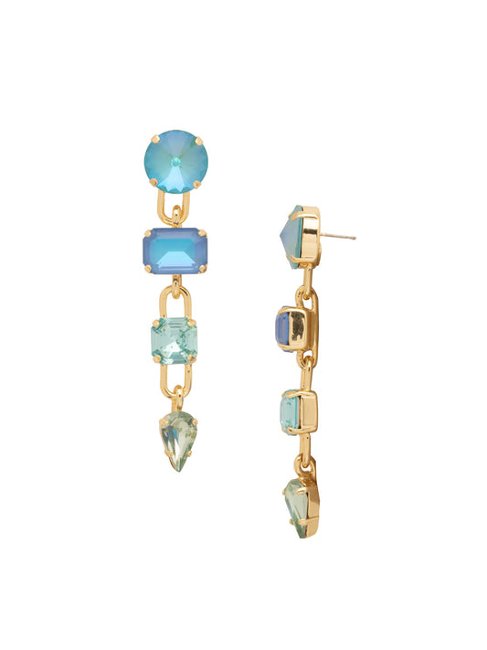 Sorrelli Ocean Kelly Statement Dangle Earrings
