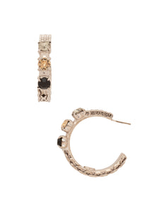 Sorrelli Evening Moon Bevy Hoop Earrings