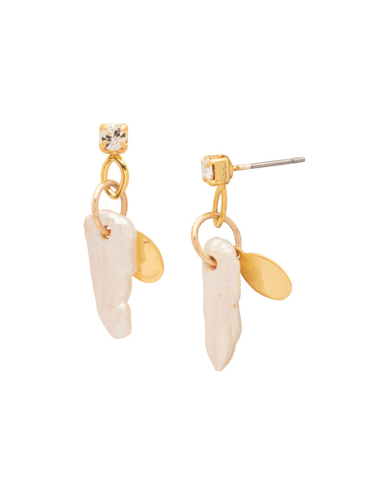 Sorrelli Modern Pearl Nori Dangle Earrings