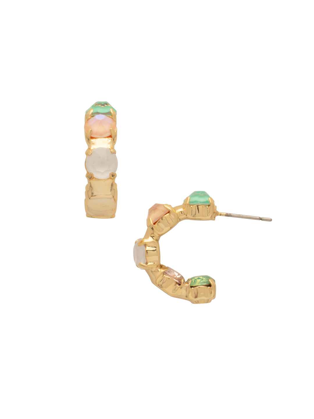 Sorrelli Mango Mint Nikki Hoop Earrings