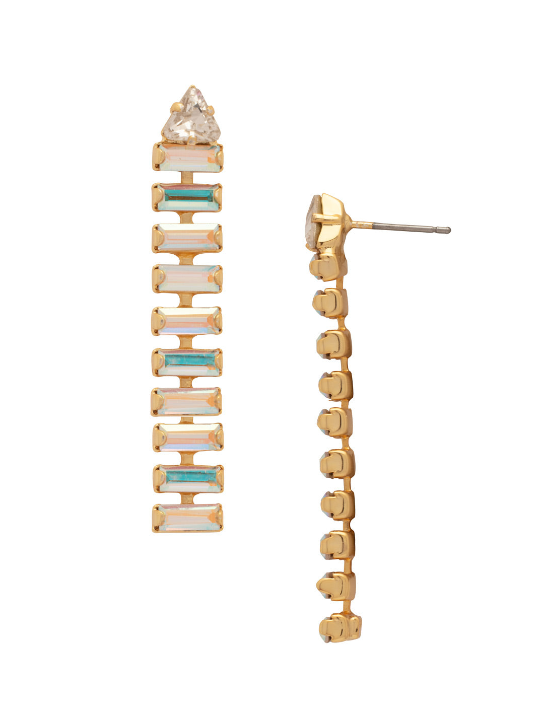 Sorrelli Crystal Aurora Borealis Bianca Statement Earrings