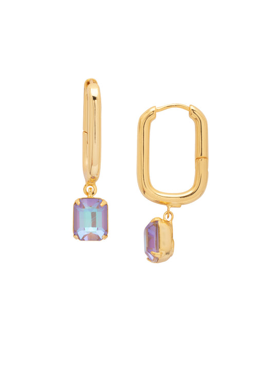 Sorrelli Cappuccino Delite Octavia Rectangle Hoop Earrings