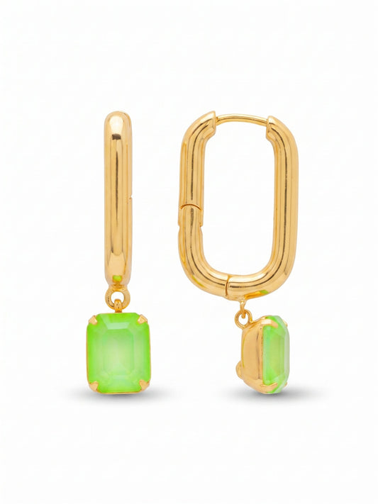 Sorrelli ETG Octavia Rectangle Hoop Earrings