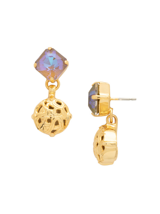 Sorrelli Cappuccino Delite Clementine Square Dangle Earrings