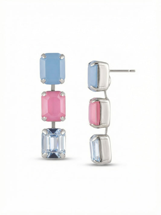 Sorrelli Peony Breeze Octavia Triple Dangle Earrings