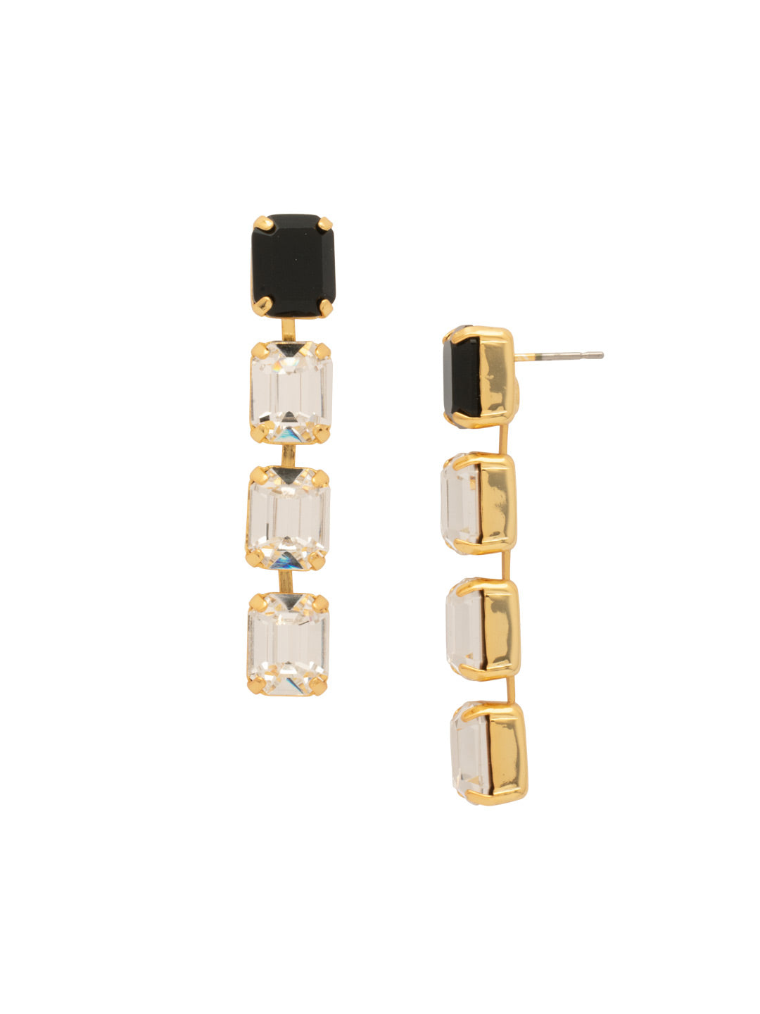 Sorrelli Evening Moon Octavia Repeating Dangle Earrings