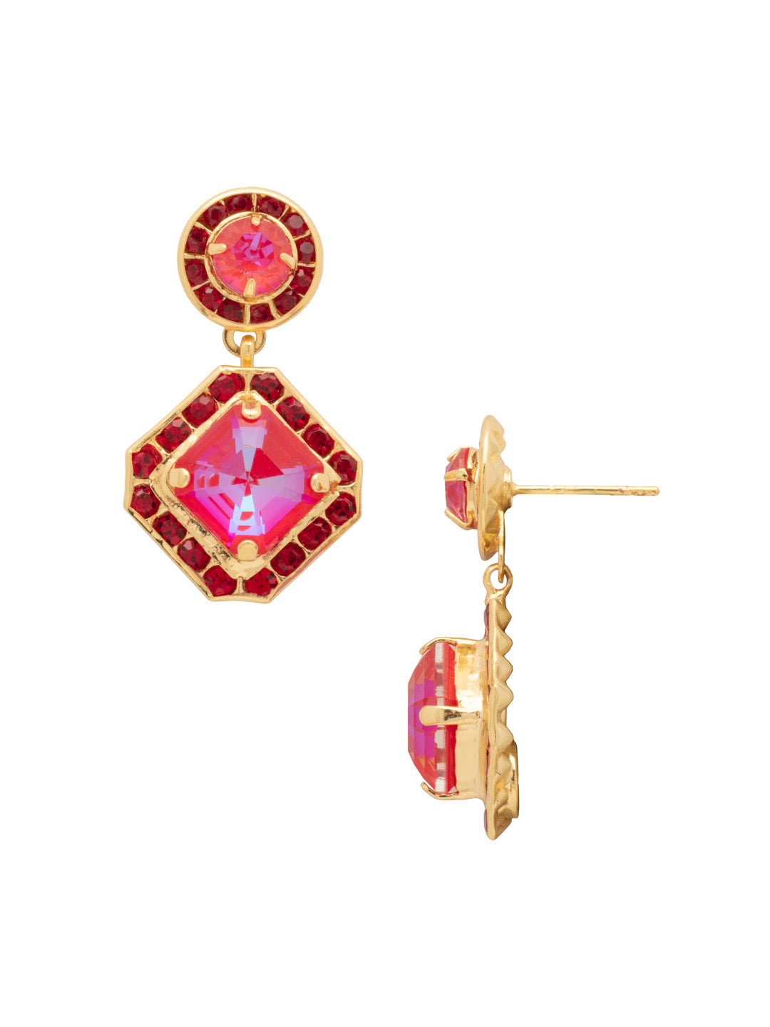 Sorrelli Red Velvet Davina Dangle Earrings