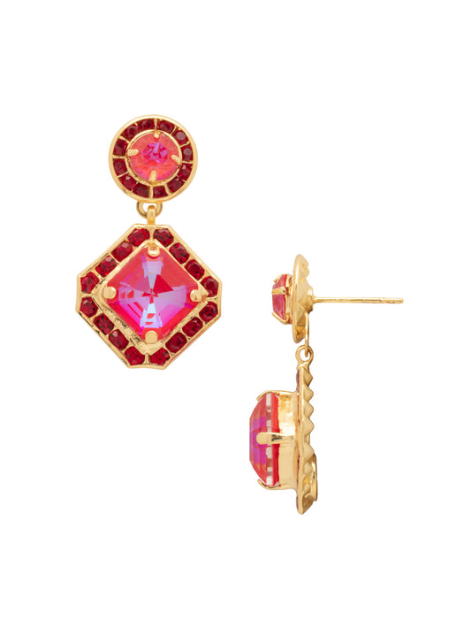 Sorrelli Red Velvet Davina Dangle Earrings