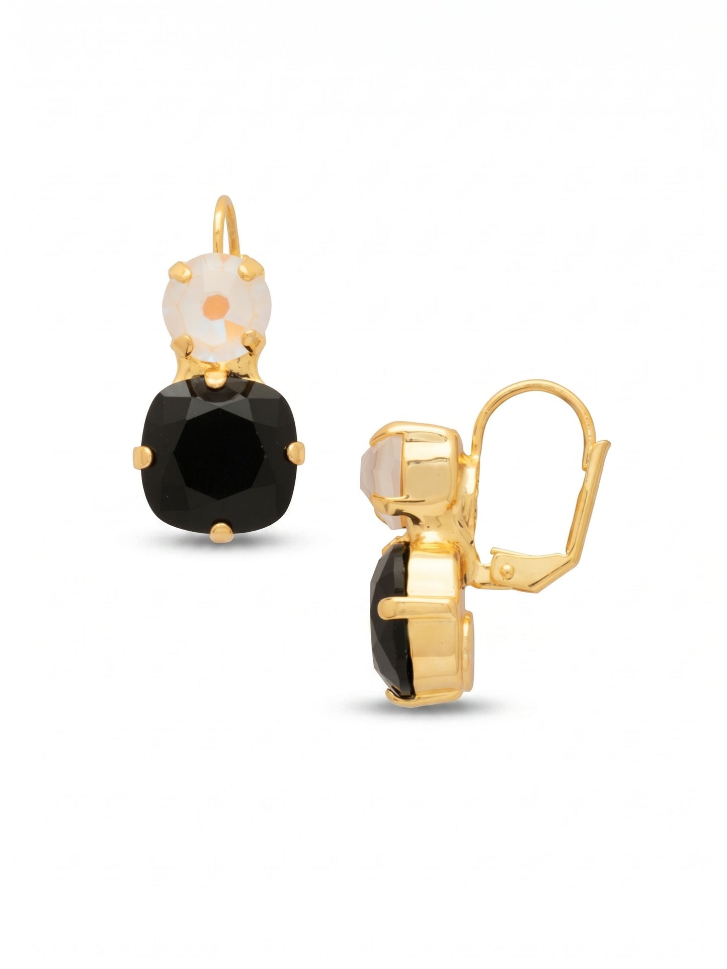 Sorrelli Starry Night Cushion-Cut Round Dangle Earrings