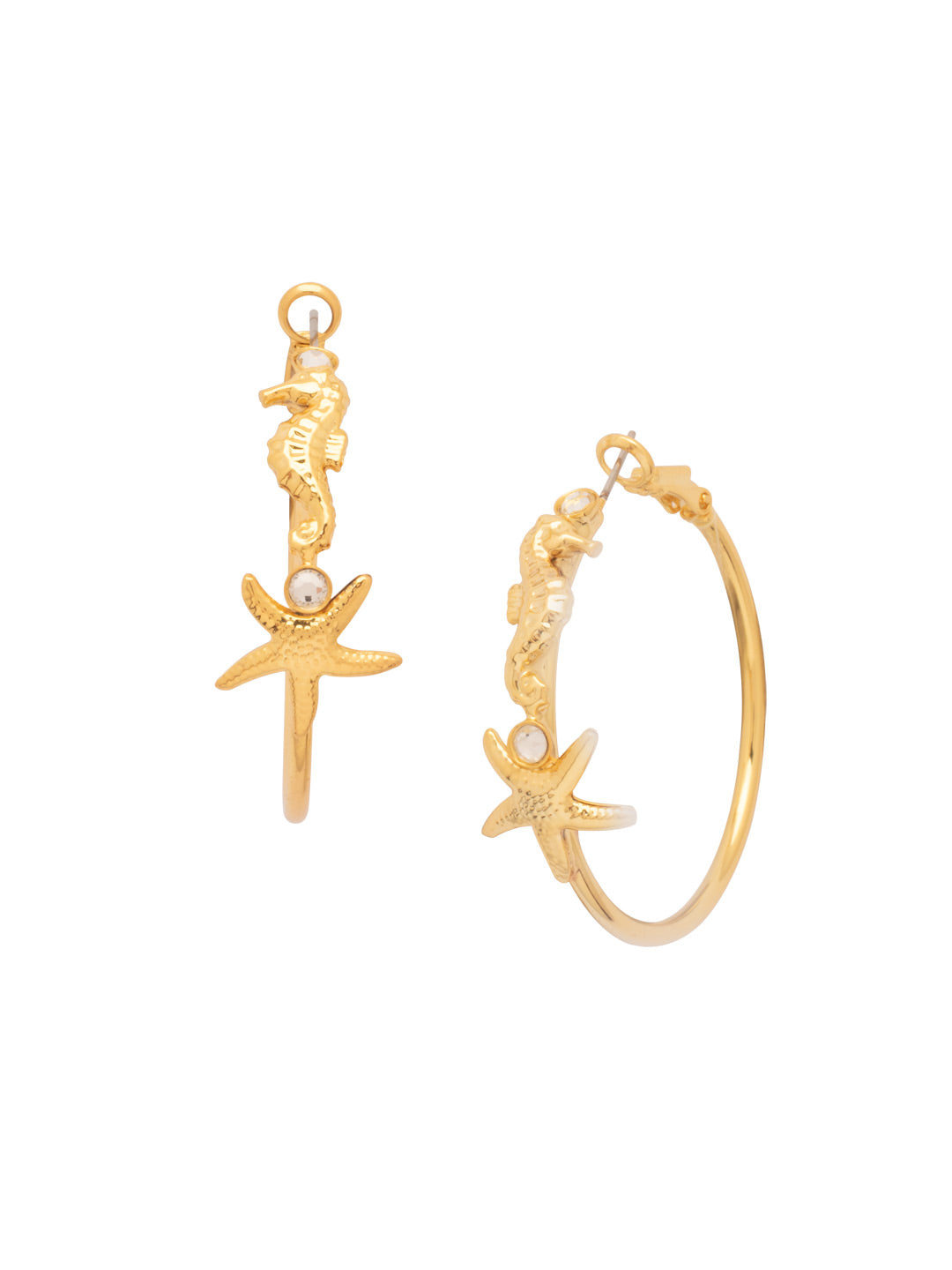 Sorrelli Crystal Rehoboth Hoop Earrings