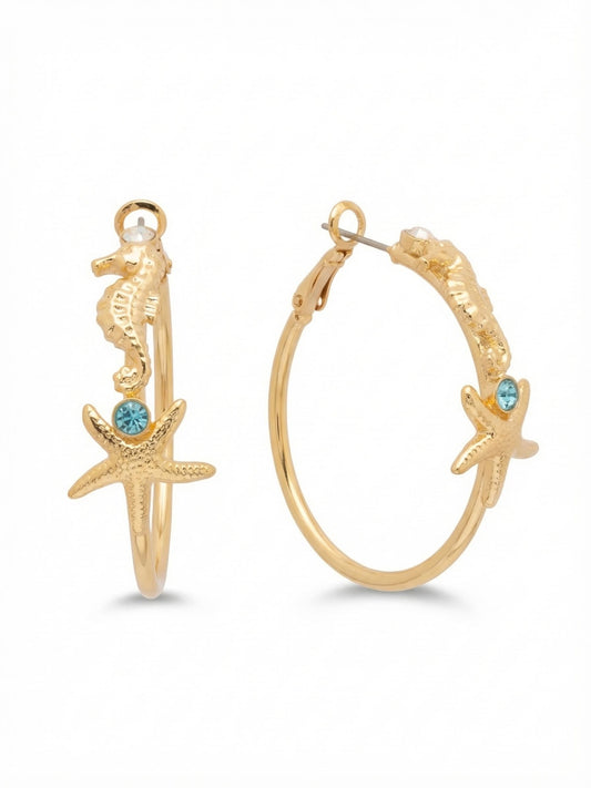 Sorrelli Coastal Dreams Rehoboth Hoop Earrings