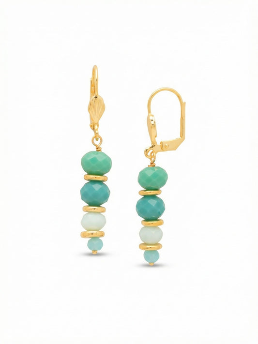 Sorrelli Coastal Dreams Auger Beaded Dangle Earrings