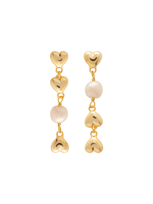 Sorrelli Modern Pearl Cascade Dangle Earrings